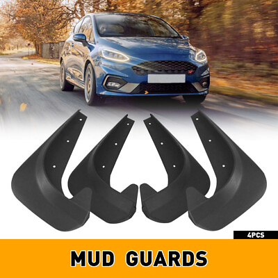 #ad Car Flaps Mud Splash Fenders Guard Front for or Rear w Hardware Universal EXD $23.74