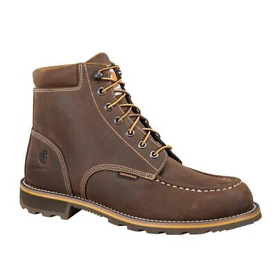 #ad Carhartt Footwear 6quot; x US 13 Brown Leather Soft Toe Mens Waterproof Work Boots $189.10