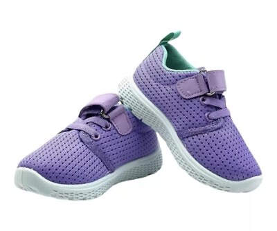 #ad Bless Children Girl#x27;s Lavender Breathable Sneakers NWOB Size 7 $15.99