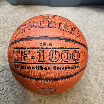 #ad Spalding TF 1000 Ball Basketball 28.5 ZK Microfiber used girls women#x27;s game nfhs $14.00