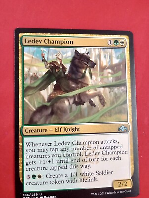 #ad Magic The Gathering LEDEV CHAMPION Replacement Card *174 AA $7.00