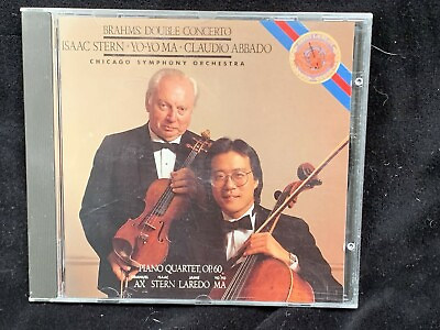 #ad ISAAC STERN violin amp; YO YO MA cello BRAHMS Double Cto amp; Quartet CBS CD AUSTRIA $9.00