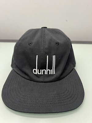 #ad Dunhill embroidered logo Black cap $100.00