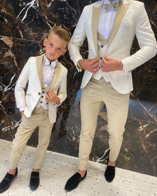 #ad Floral Pattern Boy Formal Suits Dinner Tuxedos Boys Party Prom Suit Wear Blazers $136.27
