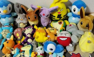 #ad Pokémon Plush Mascot Goods lot of 21 Set sale Piplup Eevee Squirtle Espeon etc. $202.77