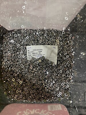 #ad Lot of 1000. MS35649 264 Stainless Steel Nuts 6 32 Thread 5 16quot; Hex 7 64quot; Tall $199.00