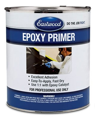 #ad Eastwood 1:1 Epoxy Black Steel Aluminum Fiberglass Primer and Sealer 1 Quart $59.99