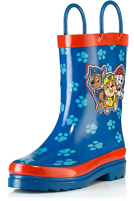 #ad #ad Nickelodeon Kids Boys#x27; Paw Patrol Character Printed Waterproof Rubber Rainboots $19.99