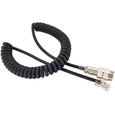#ad 8Pin RJ 45 Modular Plug Mic Microphone Cable Adapter for Yaesu FT 450D FT 897D $22.99