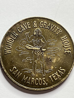 #ad Rare Wonder Cave amp; Gravity House Souvenir Token San Marcos Texas Obsolete #sj1 $9.99