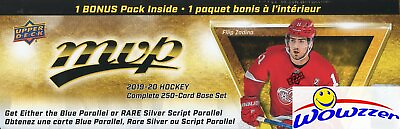#ad 2019 20 Upper Deck MVP Hockey EXCLUSIVE 255 Card Complete FACTORY SET Bonus Pack $69.95