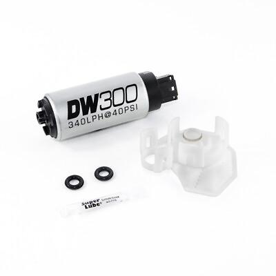 #ad DeatschWerks 340lph DW300C Compact Fuel Pump w Install Kit 08 15 Mitsubishi EVO $189.00