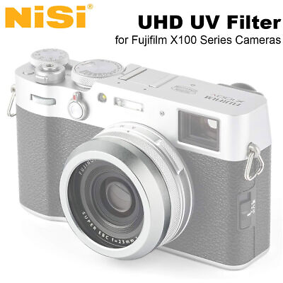 #ad NiSi UHD UV Camera Lens Protection Filter Silver Frame for Fujifilm X100 Series $37.04