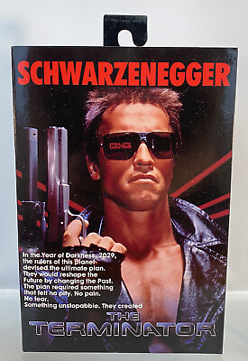 #ad NECA The Terminator Tech Noir T 800 Complete 7” Figure Opened Package $47.99