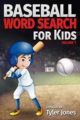 #ad Baseball Word Search for Kids Jones Tyler $7.69
