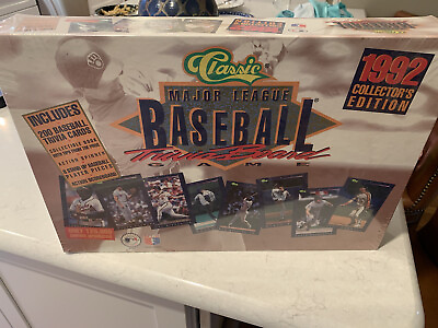 #ad Major League Baseball 1992 Collectors Edition Classic Board Game 200 1992 Cards $20.00