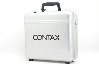 #ad Rare 【MINT】 Contax Aluminum Trunk Camera Hard Case BoxKey For G2 From JAPAN $329.99