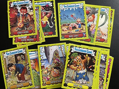 #ad The Garbage Gang U.K. Lot Of 46 Cards Garbage Pail Kids Rare Foreign $40.00