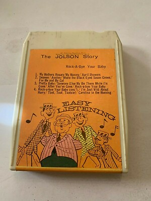 #ad The Jolson Story Rock A Bye Your Baby 8 Track Tape $5.00