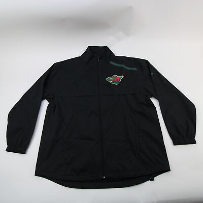 #ad Minnesota Wild Fanatics NHL Pro Authentics Jacket Men#x27;s Black New $16.80
