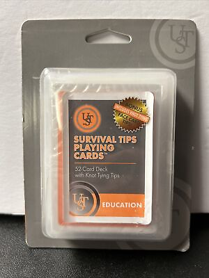 #ad Ultimate Survival Gear Survival Tips Playing Cards Education New Free Ship $13.20