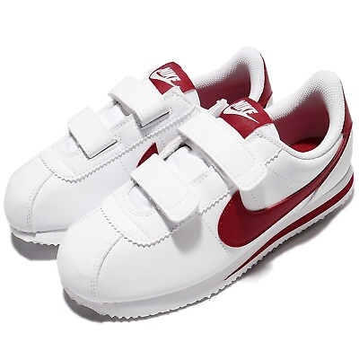 #ad Nike Cortez Basic SL PSV White Gym Red Preschool Boys Girl Kids Shoes 904767 101 AU $125.00