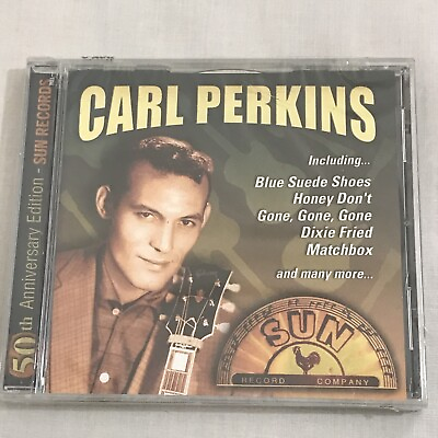#ad Carl Perkins CD 50th Anniversary Edition Blue Suede Shoes Honey Dont $8.99
