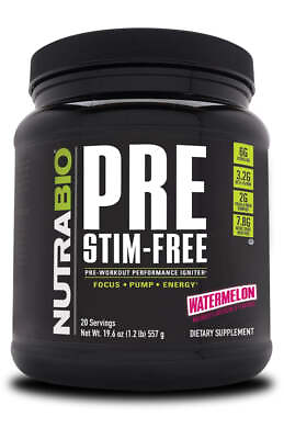 #ad Nutrabio PRE Stim free $39.99