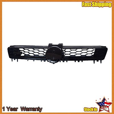 #ad Front Glossy Black Grille Fit 2015 2016 Volkswagen VW MK7 Golf GTI $48.54
