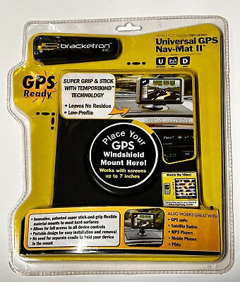 #ad Bracketron Universal GPS Mobile Nav Mat II Car Dash Mount Grip Base Holder NEW $16.30