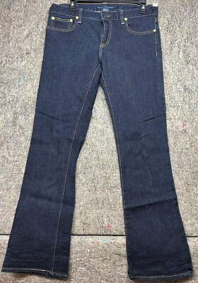 #ad Ralph Lauren Sport Womens Jeans Dark Wash Boot Cut Stretch Denim Sz 29 32x31 $13.95