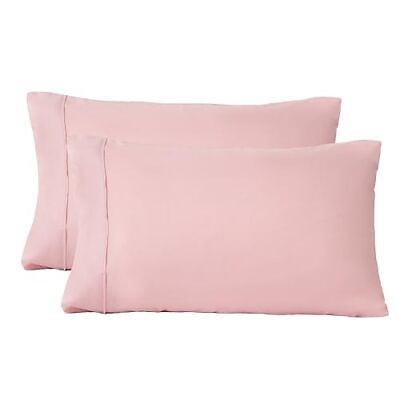 #ad Pillowcases Set of 2 Queen Size Premium Soft and Cozy 1800 Double Brushed Mic... $14.40