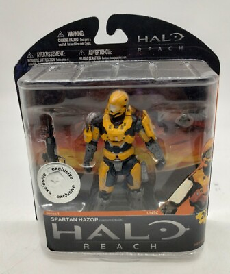 #ad McFarlane Toys Halo Reach Spartan Hazop Gold Series 1 Toys R Us Exclusive NIB $38.50
