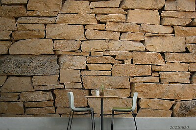 #ad 3D Stone Wall Texture Self adhesive Removable Wallpaper Murals Wall AU $249.99