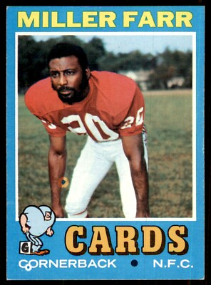 #ad 1971 Topps Miller Farr Football St. Louis Cardinals #69 $3.68
