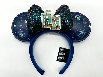 #ad Disney Parks Nightmare Before Christmas Jack Sally Minnie Ears Headband 2024 NWT $49.99