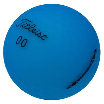 #ad 48 Titleist Velocity Matte Blue Mint Used Golf Balls AAAAA *In a Free Bucket * $63.96
