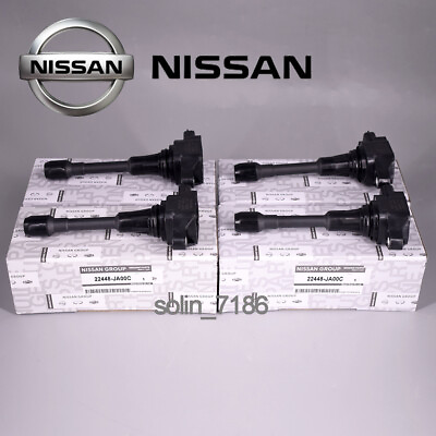 #ad #ad 4PCS Ignition Coil 22448 JA00C For Nissan Altima Rogue Sentra Versa Cube UF549 $64.99