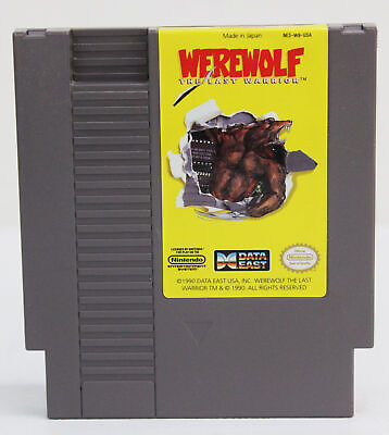 #ad Werewolf The Last Warrior NES Game $16.49