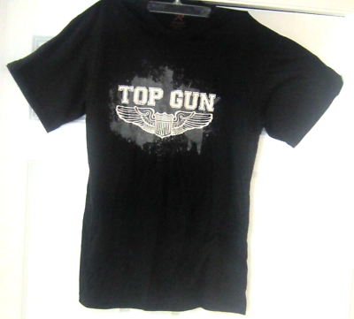 #ad Top Gun T Shirt Black Vintage Brand New from Original Movie 2XL $9.07