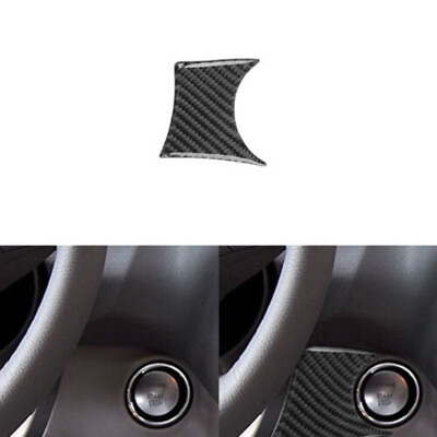 #ad Carbon Fiber Interior Start Cover Trim For Mercedes Benz M class W164 2006 2011 $9.91