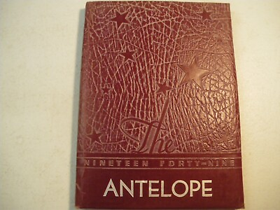 #ad Abernathy High School 1949 Antelope Texas yearbook $25.00