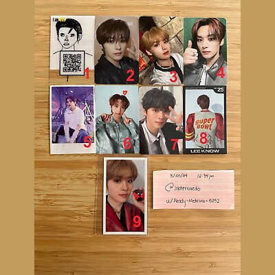#ad Authentic Stray Kids Lee Know photocards $1.00