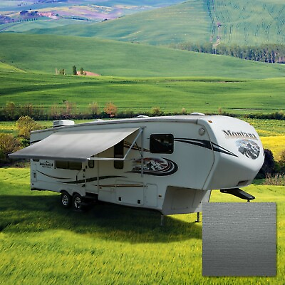 #ad RV Awning Fabric 12 22 Feet Width Camper Vinyl Awning Replacement Shade 8#x27; 96quot; $159.95