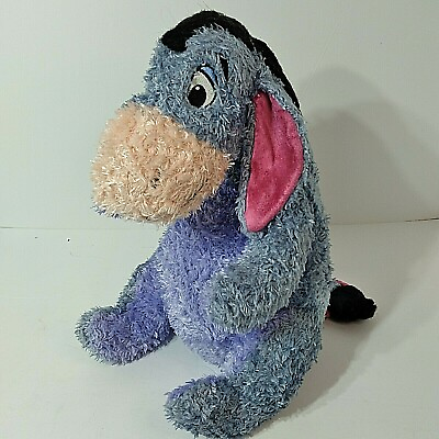 #ad Eeyore The Donkey w Cling Tail Disney Store Authentic Retired Plush 13quot; $14.95