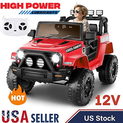 #ad 2 Seater Kids Ride On Truck Car 12V Electric Vehicle with Remote 3 Speed JEPP $163.99