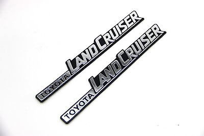#ad Fits Toyota Land Cruiser 1981 1990 BJ60 FJ60 Emblem Set Adhesive $43.00