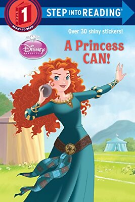 #ad A Princess Can Disney Princess Step into Reading by Jordan Apple $3.79