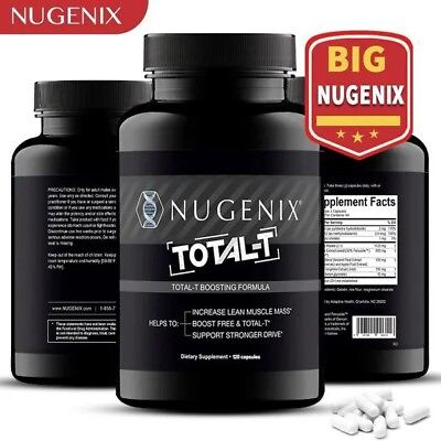 #ad Nugenix Total T Testosterone Booster 60 90 120 Capsules $33.00