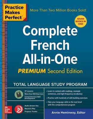 #ad Practice Makes Perfect: Complete French All in One Second Edition GOOD $39.37